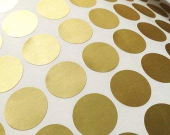 AccuPrints Gold Stickers 2.5 cm - Perfect for Envelope Closure in Invitation