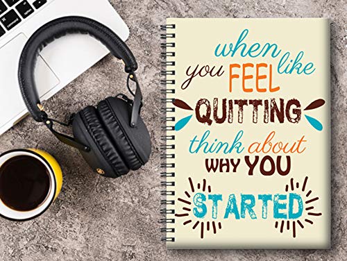 AccuPrints wiro Hard bound Size -A5 (6 by 9 inch) Notebook Diary Ruled 200 pages-Notebook Diary (Multicolor)