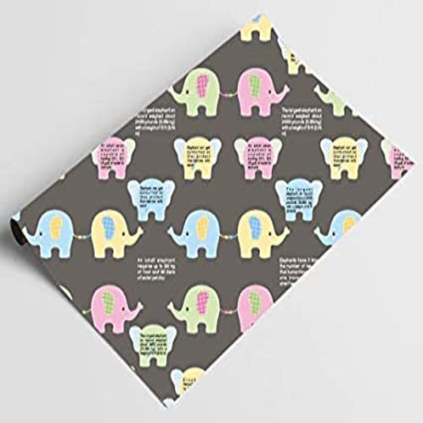 Accuprints | Design Elephant print| Size 18 X 25 inch | Wrapping paper sheets for birthday gift