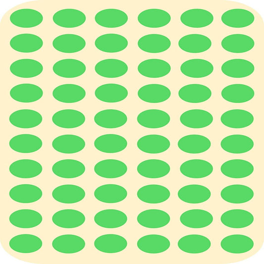 AccuPrints Green(L)Coloured Round Dots 10-mm or 1 cm or 0.37 inch Stickers for Art and Craft & Games