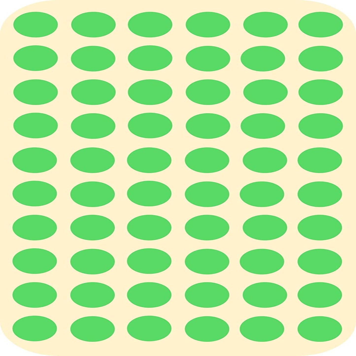AccuPrints Green(L)Coloured Round Dots 10-mm or 1 cm or 0.37 inch Stickers for Art and Craft & Games