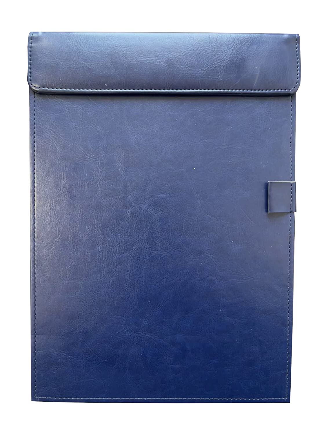 AccuPrints Leather Office Desk Pad Tablet File Folder with Paper Clip