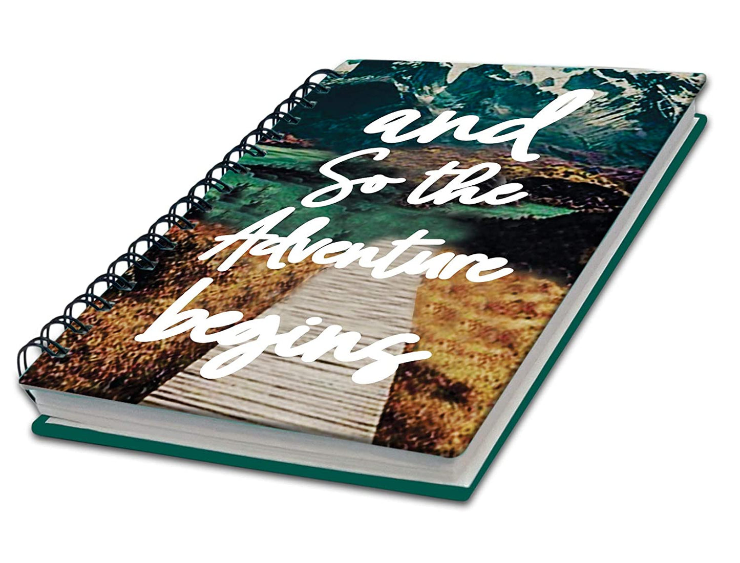 AccuPrints Wiro Binding A5 Note Book Ruled 200 Pages (Multicolor)