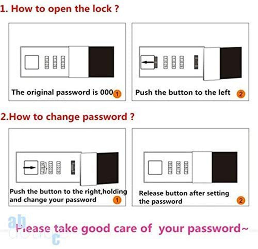 AccuPrints 2023 undated PU Leather Notebook Diary A5 Size with Combination Lock