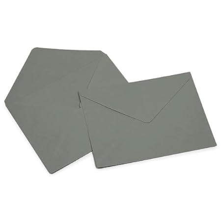 AccuPrints Green V Shape Flap Envelopes | Size - 5 by 7 inch