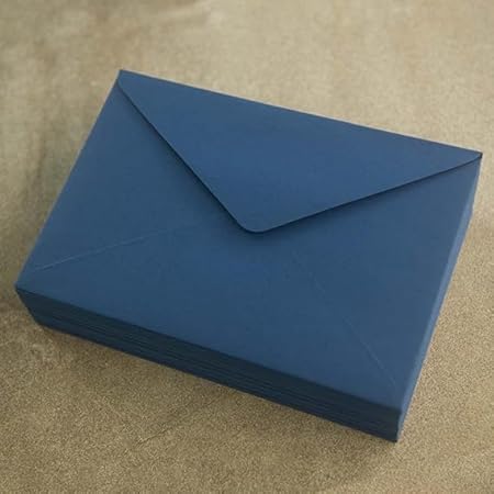 AccuPrints Navy Blue V Shape Flap Envelopes | Size - 5 by 7 inch