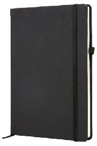 AccuPrints Executive A5 Notebook Ruled 200 Pages (Black)