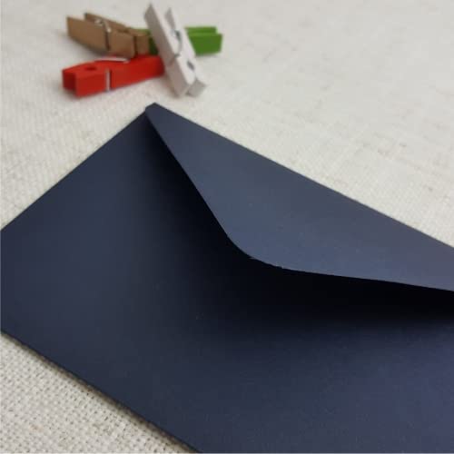 AccuPrints Navy Blue Envelopes | Size - 6 by 9 inch| 120 gsm