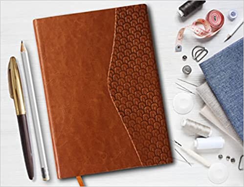 AccuPrints PU Leather Journal with Magnetic Flap Closure A5