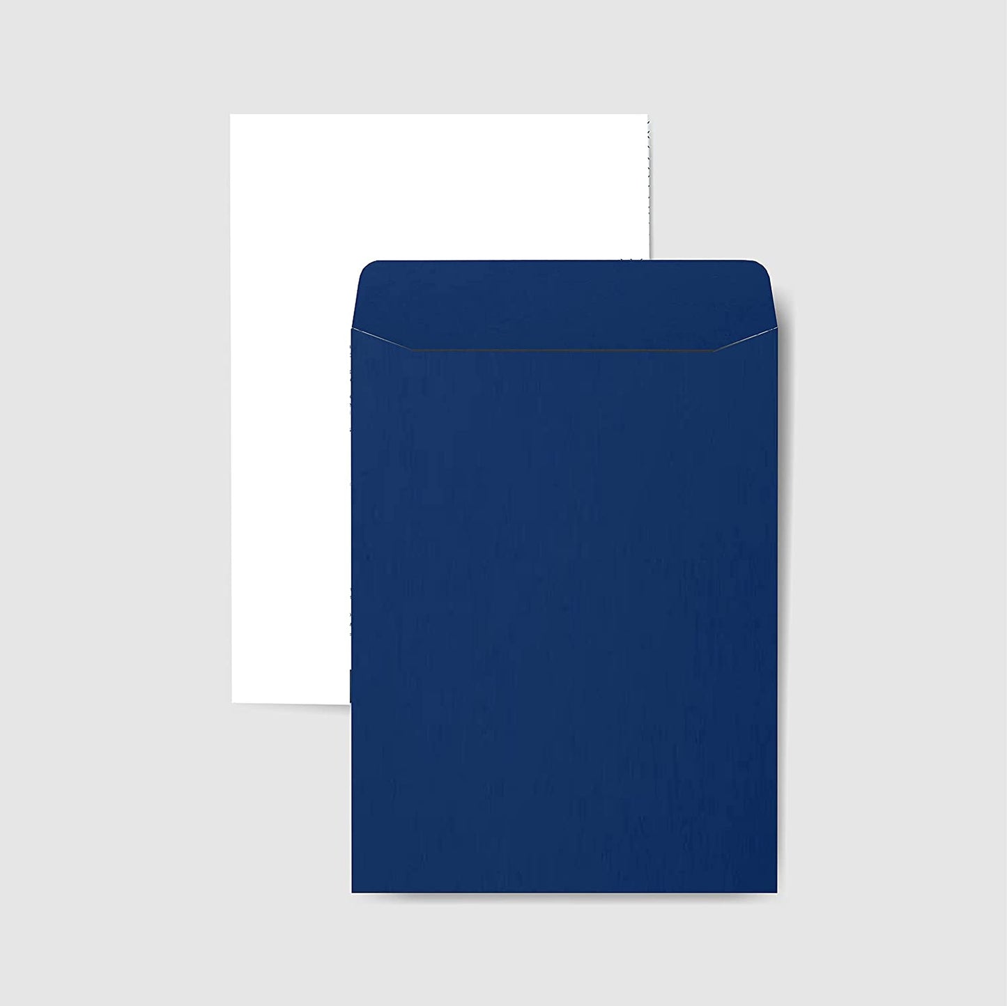 AccuPrints Navy Blue Envelope Large | A4 Size Envelope | 10 X 12 Inch
