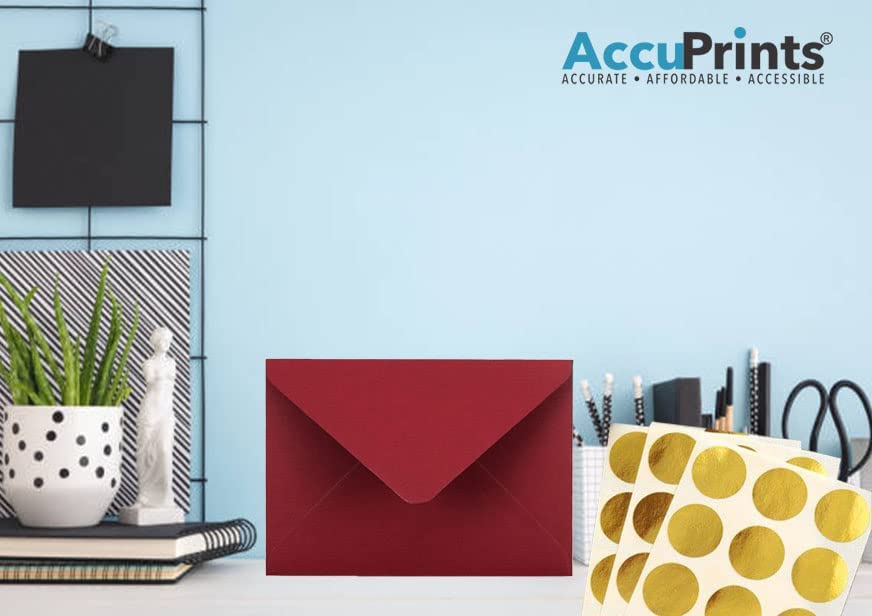 AccuPrints wine Envelopes | Size - 5 by 7 inch