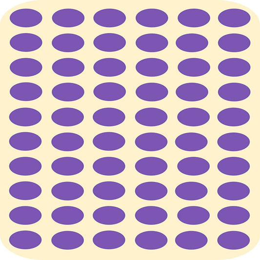 AccuPrints Purple Coloured Round Dots 10-mm or 1 cm or 0.37 inch Stickers for Art and Craft & Games