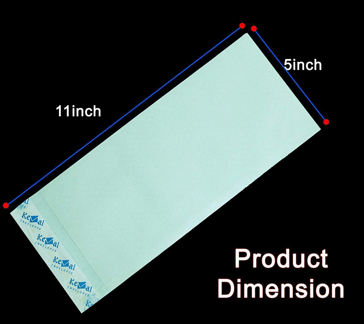 Accuprints cheque size Paper envelopes with self-seal polynet cloth li ...