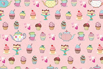 Accuprints  | Design Cup-Cakes(20 X 30) inch Wrapping paper sheets for birthday gift