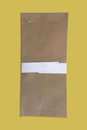 AccuPrints Brown Kraft Envelopes Chq Size (4.5 by 10 inches)