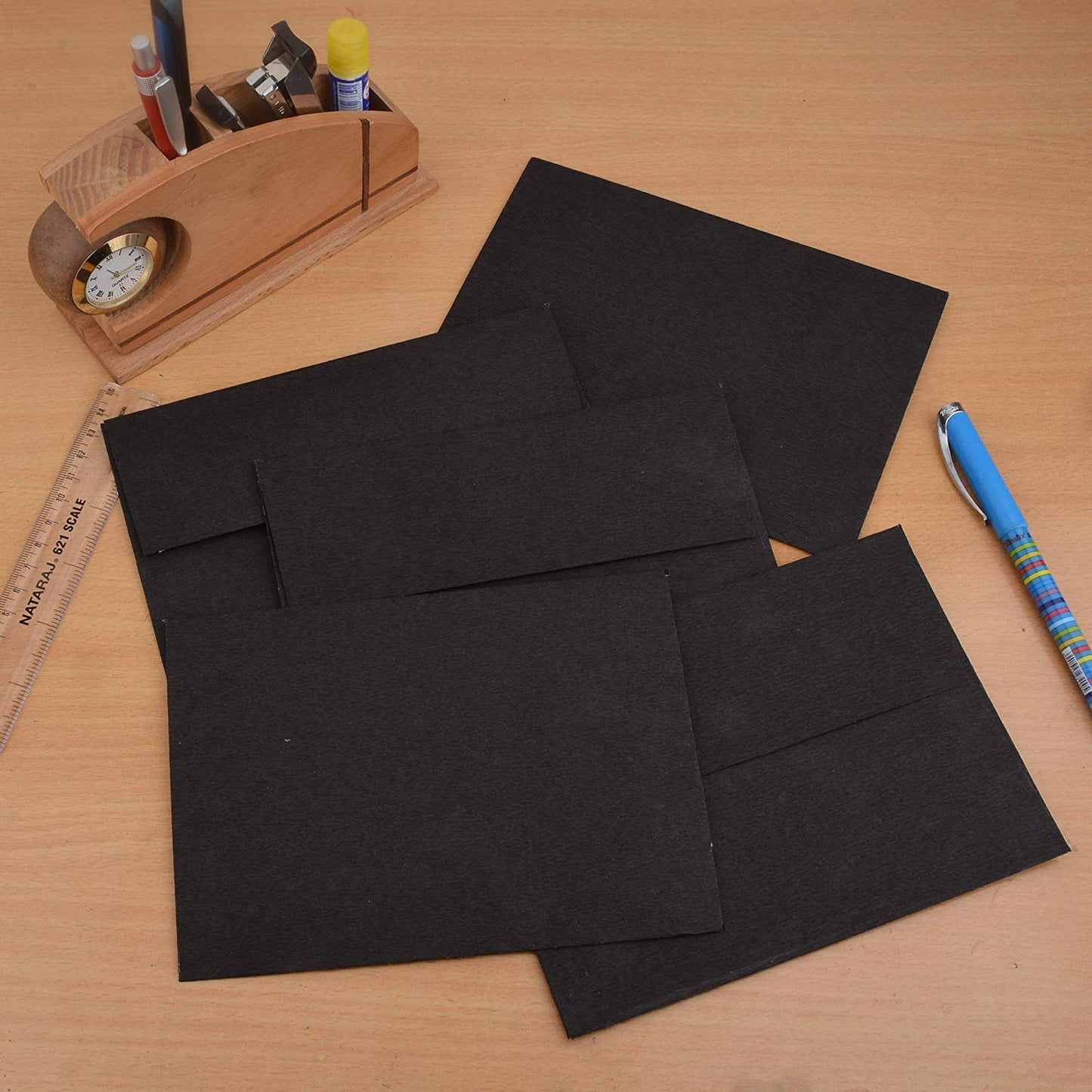 AccuPrints Black Bag type Envelopes | Size - 5 by 7 inch