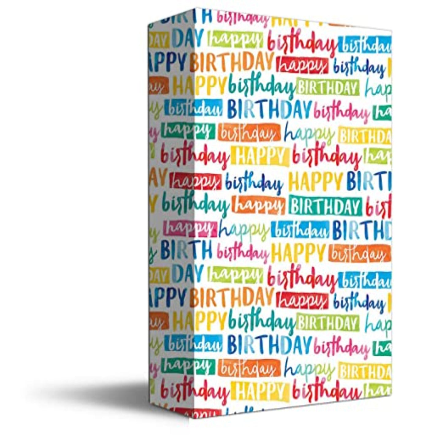 AccuPrints Design Happy Birthday Wrapping Paper Sheets (20 x 30 inch)