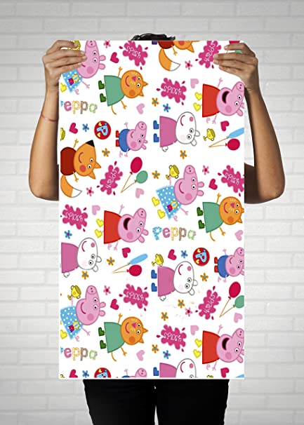Accuprints | Design Peppa Pig | Size 20 X 30 inch | Wrapping Paper