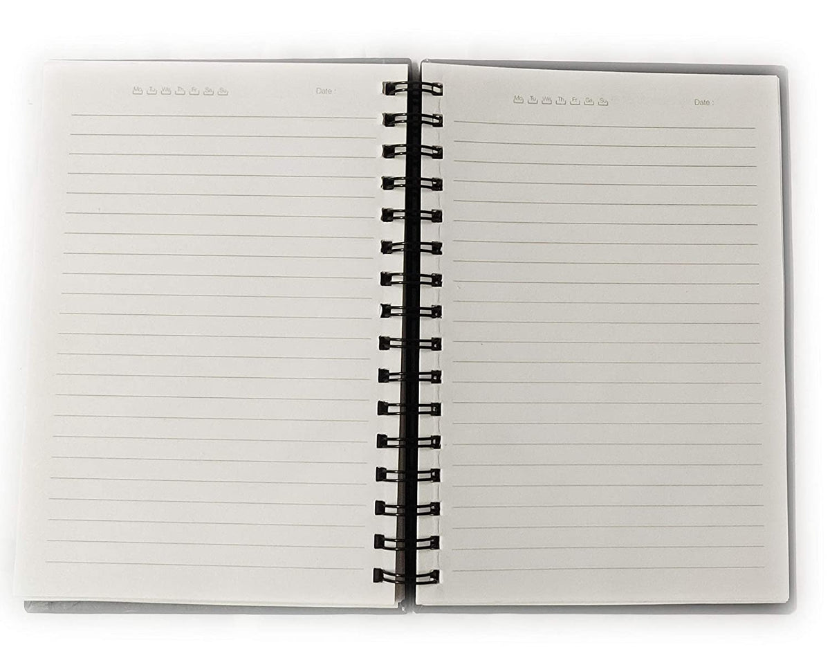 Bind Ruld Note AccuPrints Wiro Binding A5 Note Book Ruled 200 Pages (Multicolor ...